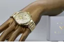 Uhr aus 14 Karat 585er Gold mit Armband Geneve mw005ydg&mbw006y