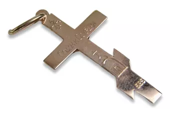 Crucea ortodoxă de aur ★ russiangold.com ★ Aur 585 333 Preț mic