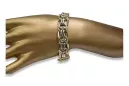 Armband aus italienischem Gelbgold 585 und 14 Karat cfb009yw
