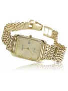 Złoty zegarek 14k 585 z bransoletą męski Geneve mw001y&mbw004y20cm