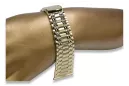 Esta es una pulsera de oro de 14K para un reloj de hombres