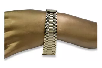 Це золотий браслет 14K для чоловіків