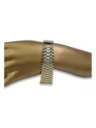 This is a 14K gold bracelet for a men's watch