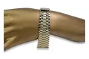 This is a 14K gold bracelet for a men's watch