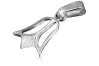 Vintage silver 925  Vintage flower pendant vpn014s