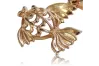Vintage silver rose gold plated 925  Vintage fish pendant vpn021rp