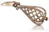 Vintage silver rose gold plated 925  Vintage pendant vpn082rp