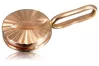 Vintage rose pink 14k 585 gold  Vintage circle pendant vpn085