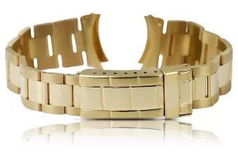 14K Bracelet montre pour hommes d'or pour le style Rolex mbw017y