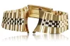 Yellow 14k gold man's Rolex style watch bracelet mbw018yo