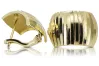 Italian yellow 14k 585 gold earrings cen034y