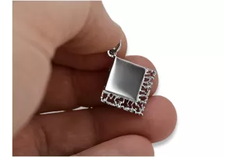 Russisches sowjetisches Silber Rosé vergoldet 925 UdSSR Vintage Blattanhänger vpn041s