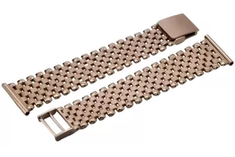 Vintage rose pink 14k 585 gold man's watch bracelet mbw003r