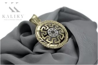 Pandantiv de aur ★ zlotychlopak.pl ★ probă de aur 585 333 preț scăzut