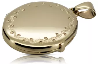 Χρυσό μενταγιόν 14k 585 σε οβάλ κουτί cpn055y