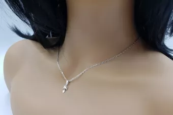 الروسية القلادة الفضة القديمة 925