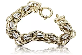 Italian yellow 14k 585 gold bracelet cfb008yw