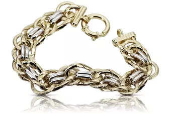 Yellow rose gold bracelet ★ russiangold.com ★ Gold 585 333 Low price