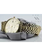 Złoty zegarek męski 14k 585 Geneve mw006y&mbw001y