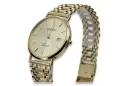 reloj de oro para hombre 14k 585 Geneve mw006y&mbw005y