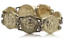 Złota bransoleta grecki wzór meduza 14k 585 cb165yw