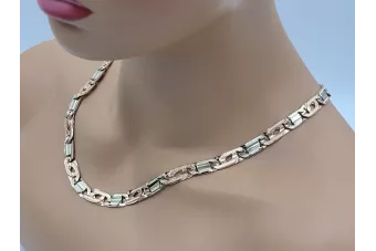 Auksinis žiedas iš raudono rožinio aukso 14k 585 Tigro akis cc040rw