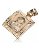 Gold Mary medallion icon pendant ★ zlotychlopak.pl ★ Gold 585 333 low price