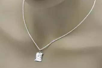 Белая Золотая Медаль Бога Ангела pm016