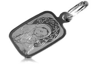 Weißgoldmedaille Bozia-Symbol pm019