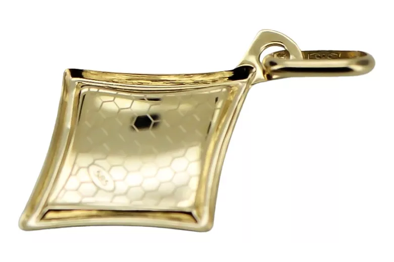 14-karätiger Gold-Maria-Medaillon-Symbol-Anhänger pm028y