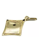 14-karätiger Gold-Maria-Medaillon-Symbol-Anhänger pm028y