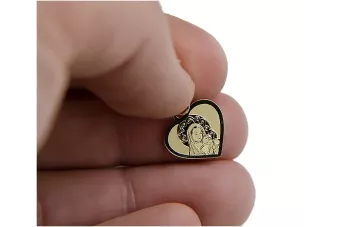 Auksinis medalionas Marijos pakabukas ★ złochlopak.pl ★ Auksas 585 333 maža kaina