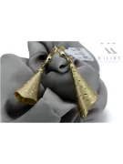 Boucles d'oreilles en or 14 carats ★ https://zlotychlopak.pl/fr/ ★ Or fin 585 333 Pas cher !