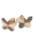 Boucles d’oreilles en or zlotychlopak.pl ★ Échantillon d’or ★ 585 333 Prix bas!