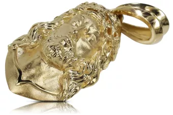 Jėzaus medaliono pakabukas ★ złochlopak.pl ★ Auksas 585 333 maža kaina