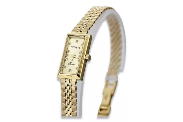 Gold ladies watch ★ zlotychlopak.pl ★ Gold purity 585 333 Low price!