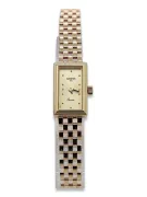Prześliczny 14k damski zegarek z różowego złota Geneve lw018r