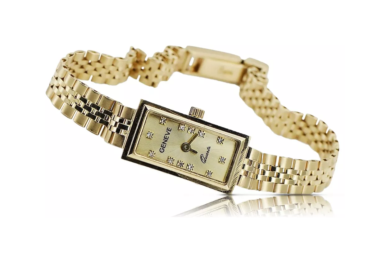 Gold ladies watch ★ zlotychlopak.pl ★ Gold purity 585 333 Low price!