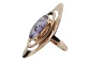 Rose soviétique russe 14k 585 or Alexandrite Ruby Emerald Sapphire Zircon ring vrc189