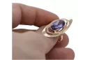 Rose soviétique russe 14k 585 or Alexandrite Ruby Emerald Sapphire Zircon ring vrc189