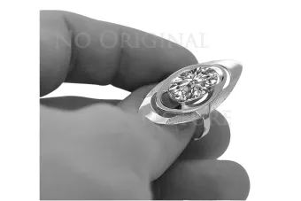 copie de Bague russe en or rose rouge 14 carats 585 avec Alexandrite vrc189