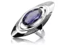 Vintage silver 925 Alexandrite Ring vrc189s