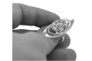 copie a inelului rusesc din aur din trestie de aur roz 925 cu alexandrit și argint zlvrc189