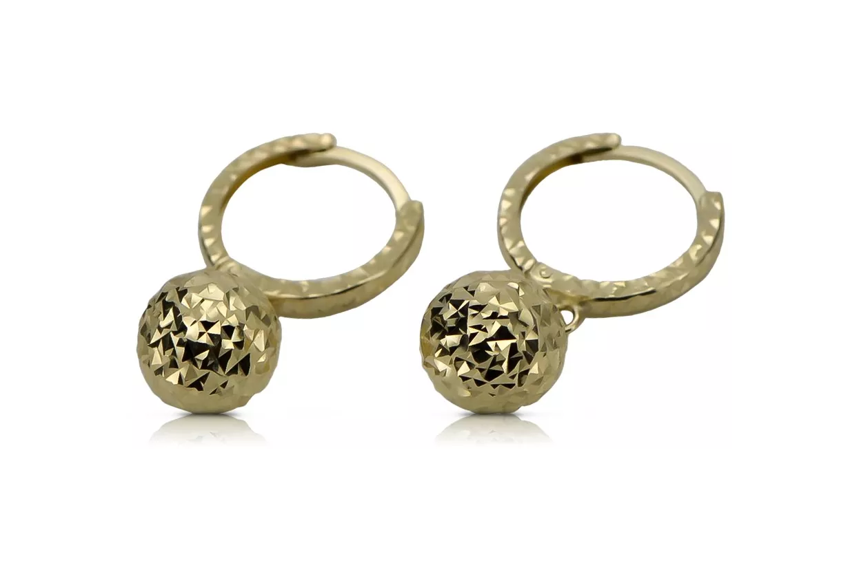 Gold earrings ★ zlotychlopak.pl ★ Gold sample 585 333 Low price!