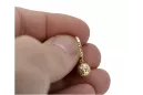 Boucles d'oreilles en or 14 carats ★ https://zlotychlopak.pl/fr/ ★ Or fin 585 333 Pas cher !