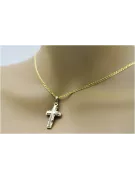 copia del colgante cruz católica dorada 14k 585 ctc095y