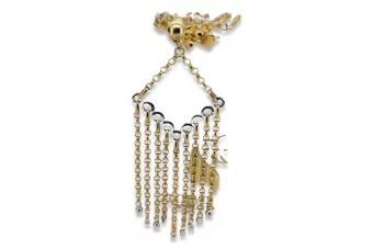 Pendientes de oro de 14k ★ https://zlotychlopak.pl/es/ ★ Oro fino 585 333 ¡Barato!