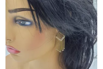 Cercei din aur de 14k ★ https://zlotychlopak.pl/ro/ ★ Aur fin 585 333 Ieftin!