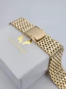 Amarillo 14k 585 pulsera de reloj de hombre de oro mbw013y