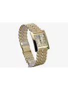 Herrenuhr aus 14-karätigem 585er Gold mit Armband Geneve mw009y&mbw007y21cm